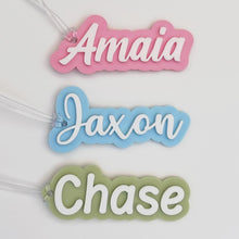 Load image into Gallery viewer, Double Layered Name Keychain