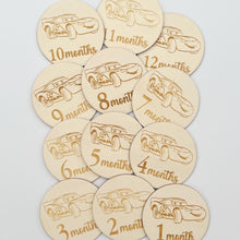 Load image into Gallery viewer, Engraved Wooden Milestone Plaques