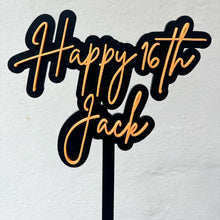 Load image into Gallery viewer, Double Layered Cake Topper