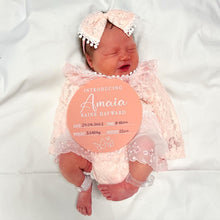 Load image into Gallery viewer, Name Announcement Plaque With Details