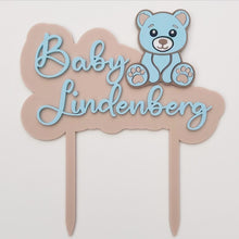 Load image into Gallery viewer, Double Layered Cake Topper + Design