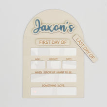 Load image into Gallery viewer, Reusable First and Last Day Of Board