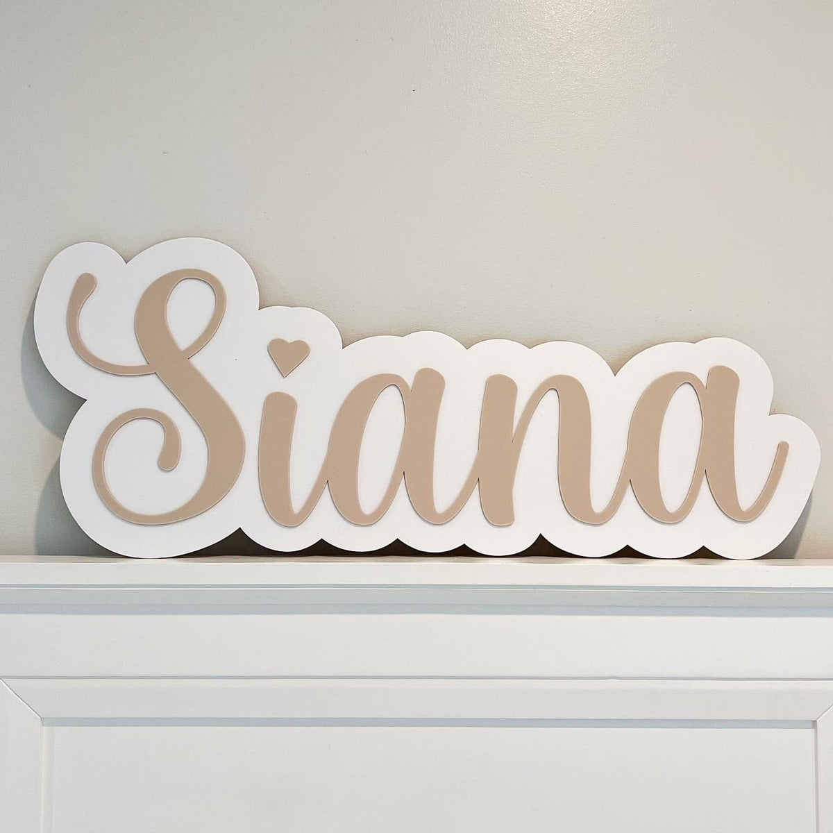 3D Acrylic Name Plaque Butterfly