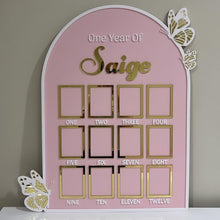 Load image into Gallery viewer, Butterfly One Year Of Photo Board