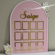 Load image into Gallery viewer, Butterfly One Year Of Photo Board