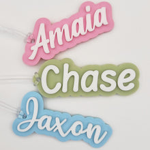 Load image into Gallery viewer, Double Layered Name Keychain