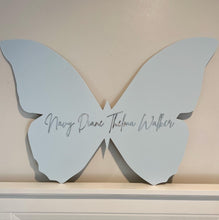 Load image into Gallery viewer, Butterfly Name Plaque