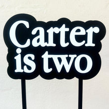 Load image into Gallery viewer, Double Layered Cake Topper