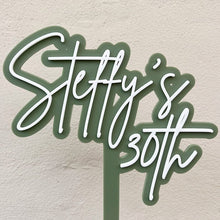 Load image into Gallery viewer, Double Layered Cake Topper