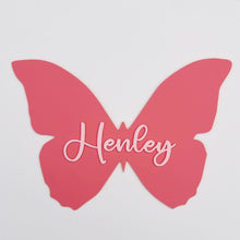 Load image into Gallery viewer, Butterfly Name Plaque