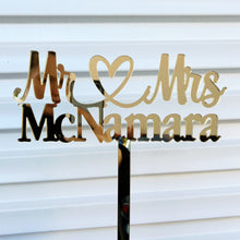 Load image into Gallery viewer, Mirror Cake Topper