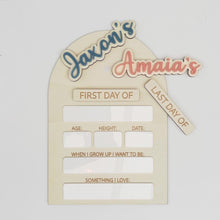 Load image into Gallery viewer, Reusable First and Last Day Of Board