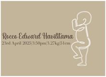 Load image into Gallery viewer, Wooden Keepsake Box - Original Baby Design