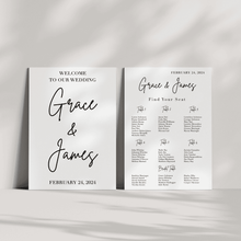 Load image into Gallery viewer, Welcome Sign + Seating Chart