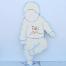 Load image into Gallery viewer, Newborn Baby Detail Plaque Actual Size