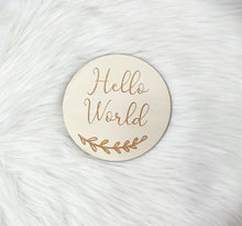 Load image into Gallery viewer, Single Plaque Announcement - Plywood