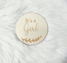 Load image into Gallery viewer, Single Plaque Announcement - Plywood