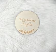 Load image into Gallery viewer, Single Plaque Announcement - Plywood