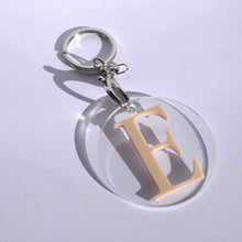 Load image into Gallery viewer, Acrylic Initial Key Ring