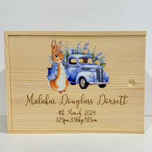 Load image into Gallery viewer, Wooden Keepsake Box Personalised
