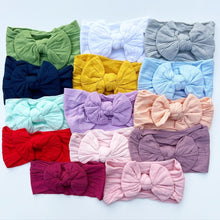 Load image into Gallery viewer, Top Knot Nylon Baby Bow
