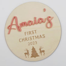 Load image into Gallery viewer, First Christmas Plaque
