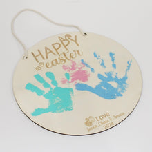 Load image into Gallery viewer, Happy Easter Hand/Foot Print Plaque
