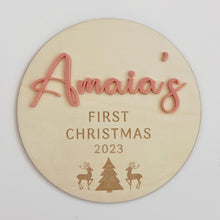 Load image into Gallery viewer, First Christmas Plaque
