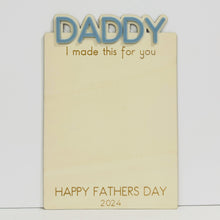 Load image into Gallery viewer, Draw A Picture for Dad Plaque
