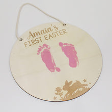 Load image into Gallery viewer, My First Christmas Hand/Foot Print Plaque
