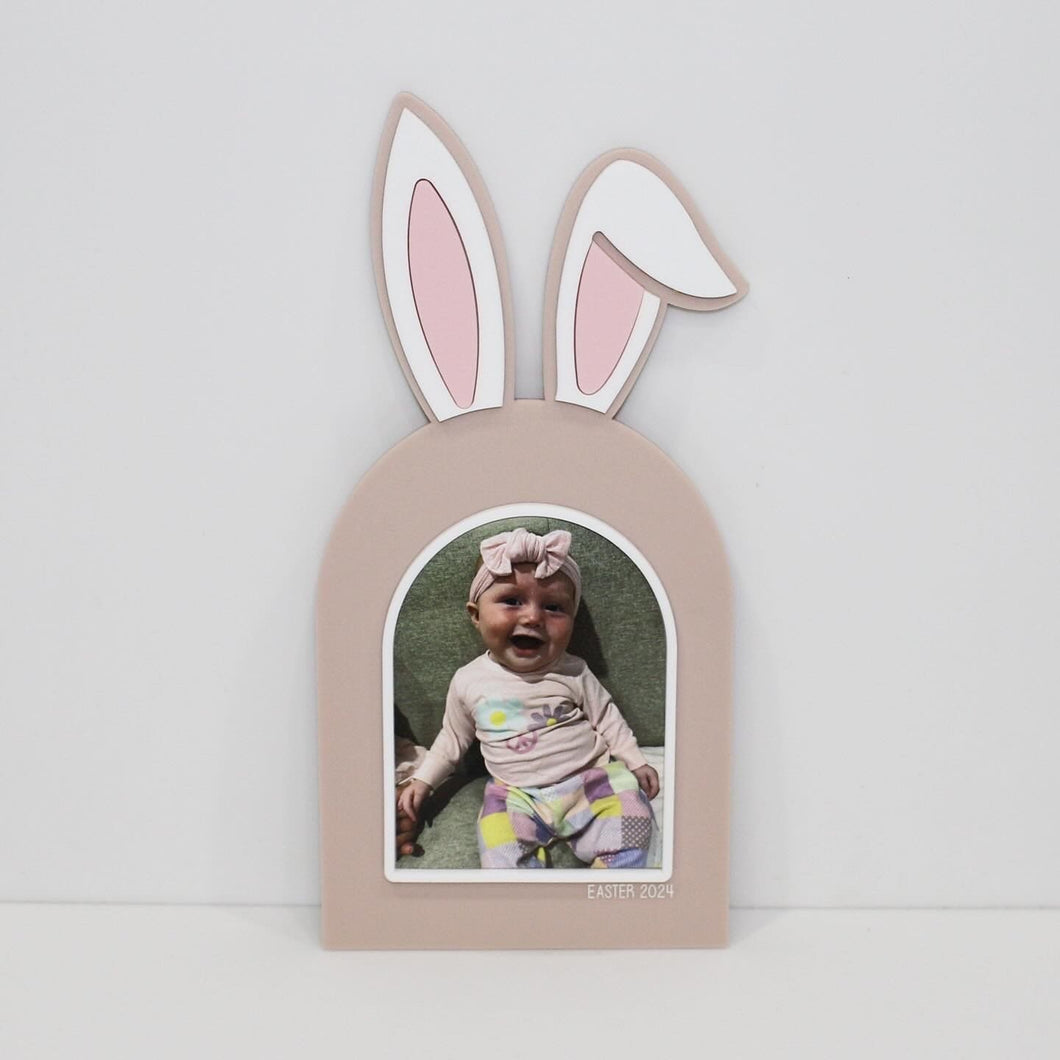 Easter Bunny Photo Plaque