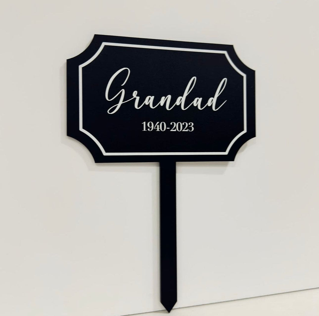 Personalised Garden Stake