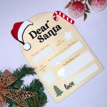 Load image into Gallery viewer, Dear Santa Reusable Board
