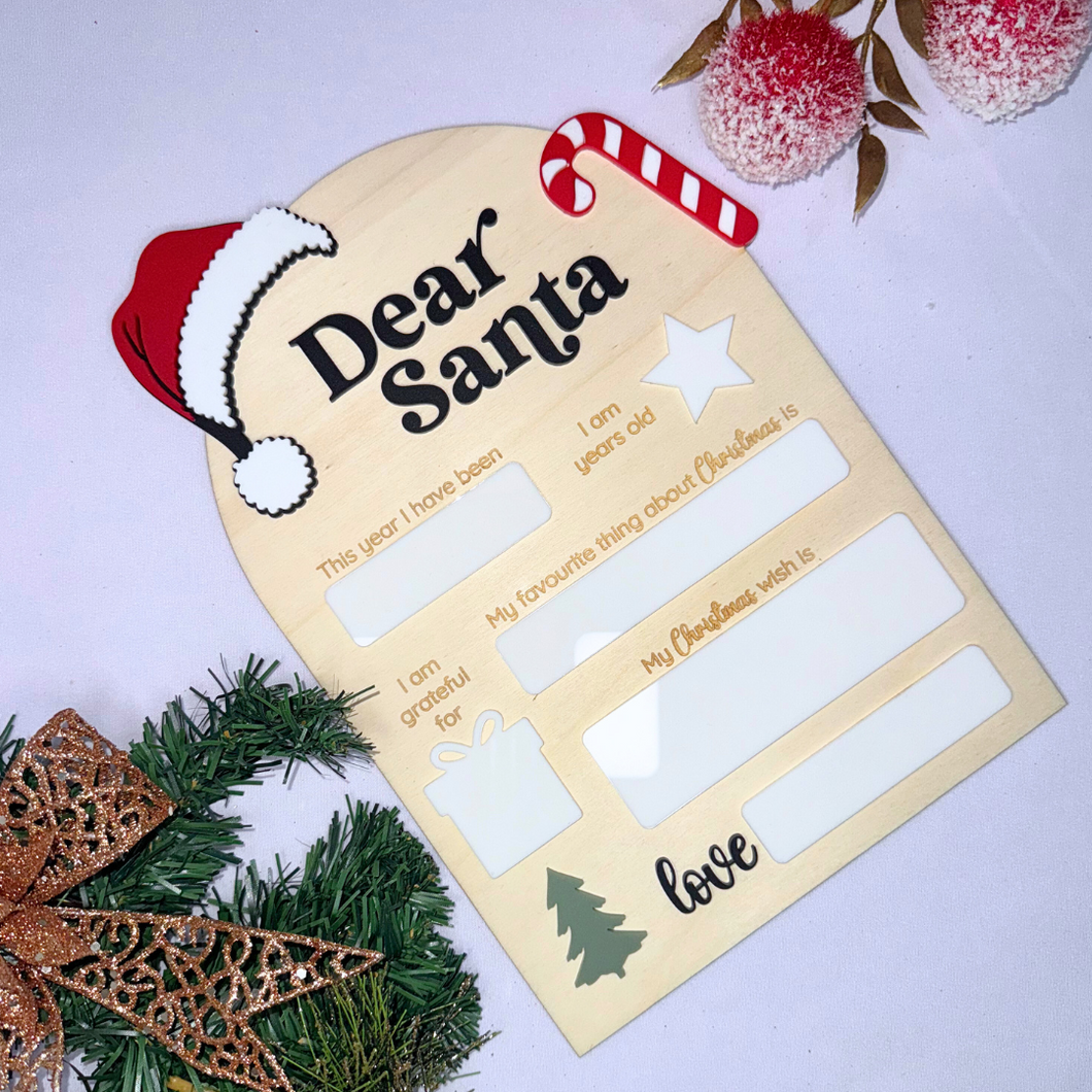 Dear Santa Reusable Board