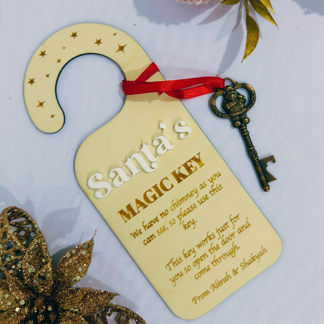 Santa's Magic Key - Wooden