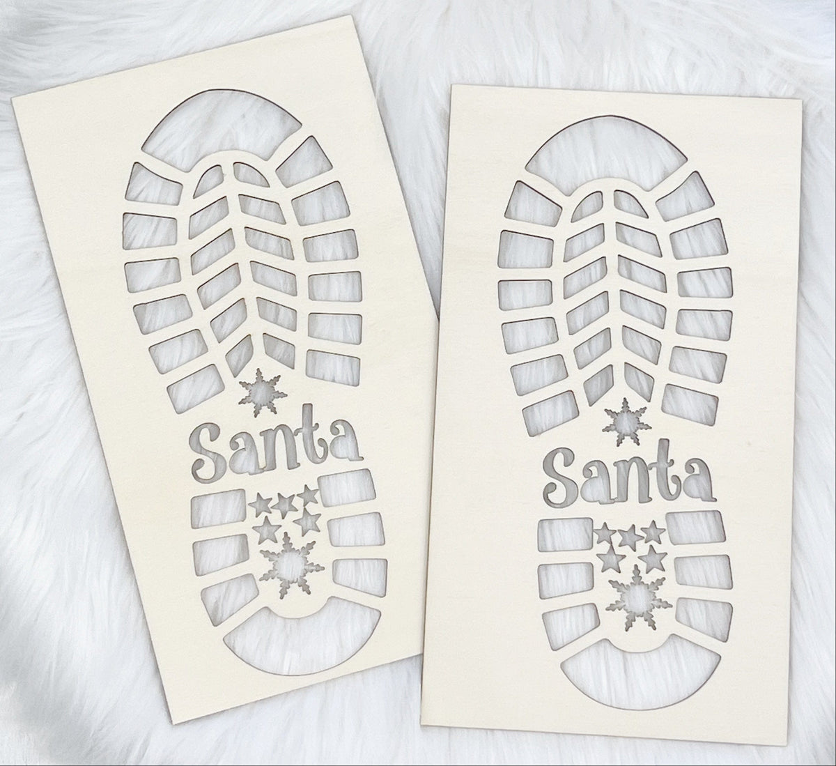 Santa Foot Print Stencil – Forever Bespoke