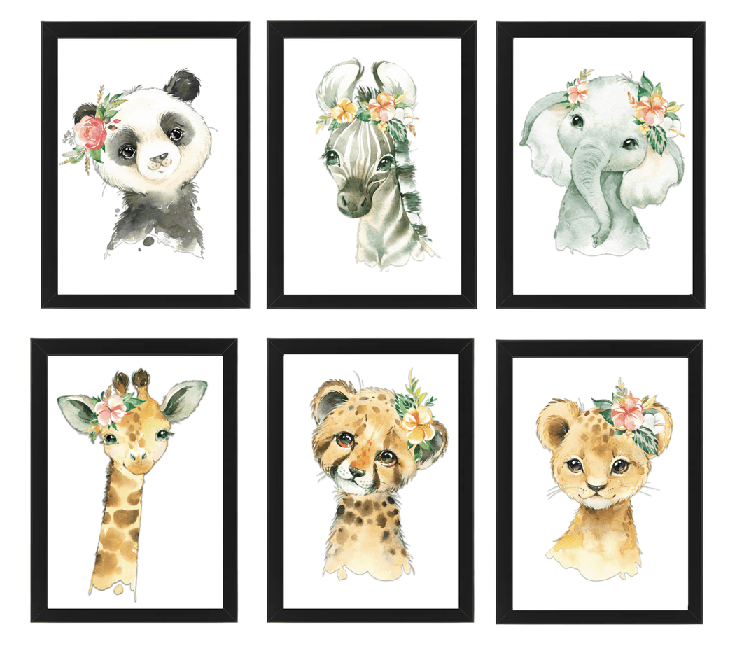 A4 Animal Frame Set x 3