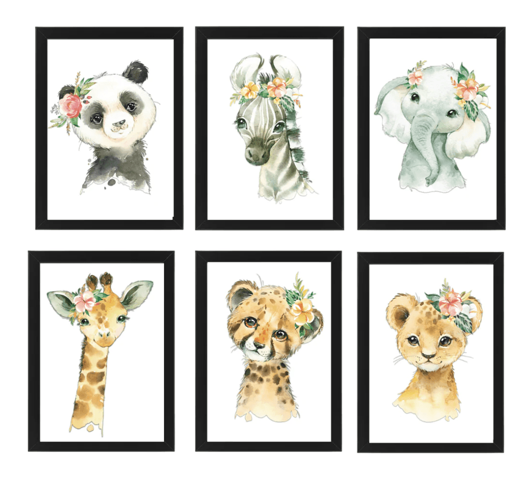 A4 Animal Frame Set x 6